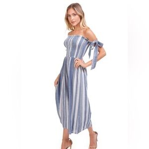 SURF GYPSY,Fun & Fabulous Smocked & Ruched Palazzo Jumper, EUC, Timeless, Medium